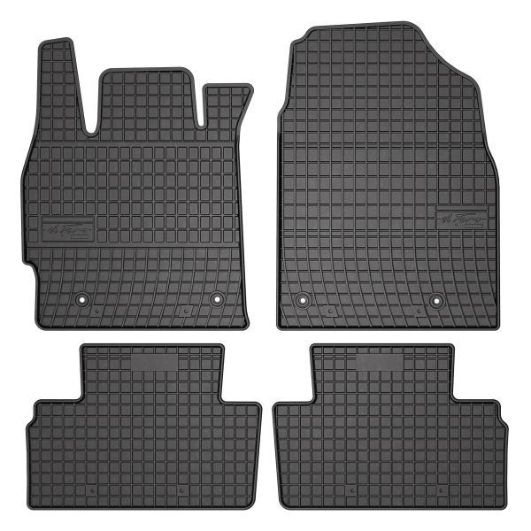 Set covorase cauciuc 4 piese BASIC, fata spate negru, potrivit MAZDA CX-7 10.07-03.13