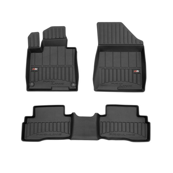 Set covorase cauciuc 4 piese proLine 3D, fata spate negru, potrivit KIA SPORTAGE V 11.21-, SUV