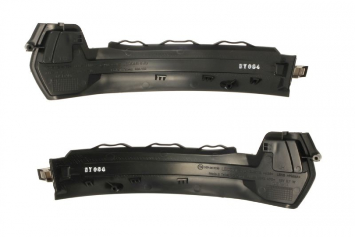 Set de lampi indicatoare Dreapta/Stanga (galben, LED, dinamic; set; Versiunea NEGRU) potrivit AUDI A3 1.0-2.5 06.08- 08.12-05.20 [2]