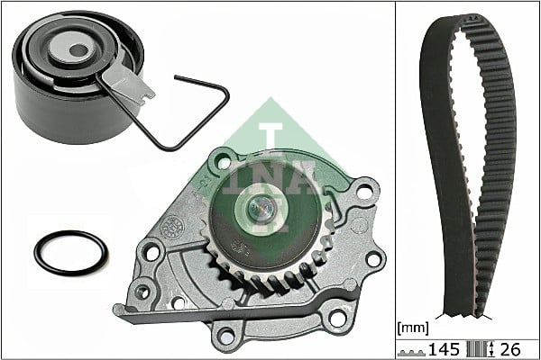 Set distributie cu pompa apa LAND ROVER FREELANDER; MG MG TF, MG ZR, MG ZS, MG ZT, MG ZT- T, MGF; ROVER 200, 25, 400, 45, 75, STREETWISE 1.1-1.8 intre 1995-2009