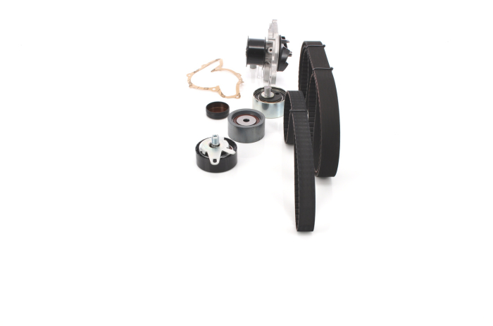 Set distributie cu rulouri set 3 buc potrivit AUDI A4 B5, A4 B6, A4 B7, A6 C5, A8 D2, ALLROAD C5; SKODA SUPERB I; VW PASSAT B5 2.5D 1997-2008 (curea + intinzator + pompa apa) [3]