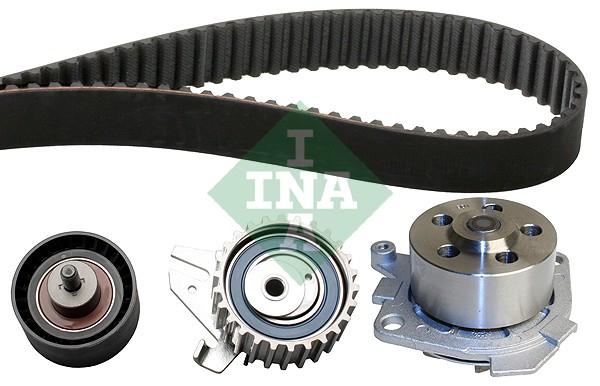 Set distributie potrivit ALFA ROMEO 145, 146, 147, 155, 156, 166, GTV, SPIDER; FIAT BARCHETTA, COUPE; LANCIA DEDRA, DELTA II 1.7/1.8/2.0 1995-2010 (curea + intinzator + pompa apa) [2]