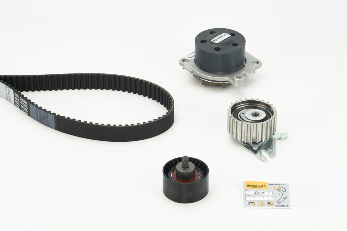 Set distributie potrivit ALFA ROMEO 145, 146, 147, 155, 156, 166, GTV, SPIDER; FIAT COUPE; LANCIA DEDRA, DELTA II 1.7/1.8/2.0 1995-2010 (curea + intinzator + pompa apa) [2]