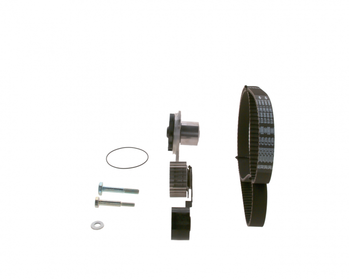 Set distributie potrivit ALFA ROMEO 145, 146, 147, 156, 159; FIAT BRAVA, BRAVO I, BRAVO II, DOBLO, DOBLO/MINIVAN, IDEA, MAREA 1.6D/1.9D/2.4D dupa 1997 (curea + intinzator + Pompa apa) [4]