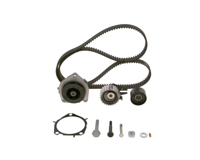 Set distributie potrivit ALFA ROMEO 147, 156, 159, 166, BRERA, GIULIETTA, GIULIETTA/HATCHBACK, GT, SPIDER; FIAT 500X, BRAVO II 1.9D/2.0D/2.4D dupa 2000 (curea + intinzator + pompa apa) [2]