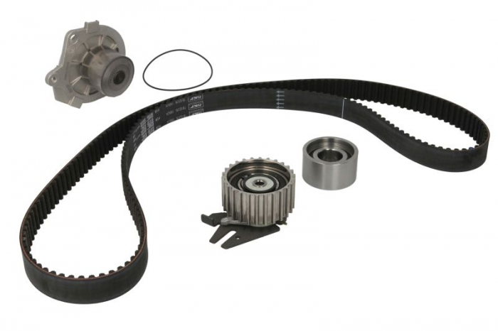 Set distributie (curea + intinzator + Pompa apa) potrivit ALFA ROMEO 147, 156, 159, 166; FIAT CROMA KOMBI, DOBLO, DOBLO MINIVAN, MAREA, MULTIPLA, PALIO, PUNTO 1.9D 2.4D 09.97-