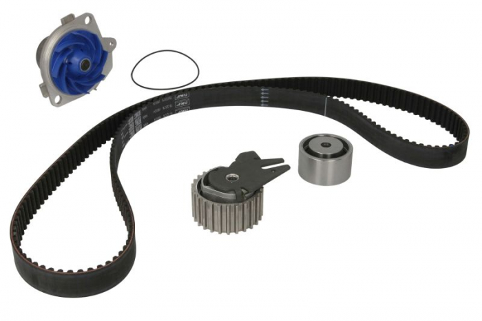 Set distributie potrivit ALFA ROMEO 147, 156, 159, 166; FIAT CROMA/KOMBI, DOBLO, DOBLO/MINIVAN, MAREA, MULTIPLA, PALIO, PUNTO 1.9D/2.4D dupa 1997 (curea + intinzator + Pompa apa) [2]
