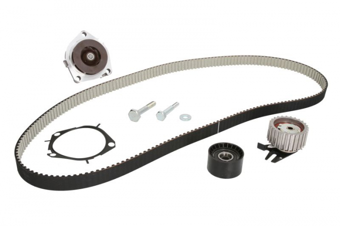 Set distributie (curea + intinzator + Pompa apa) potrivit ALFA ROMEO 147, 159, GIULIETTA, GT, MITO; FIAT 500L, 500X, BRAVO II, CROMA, DOBLO, DOBLO CARGO, DUCATO 1.6D 1.9D 2.0D 09.03-