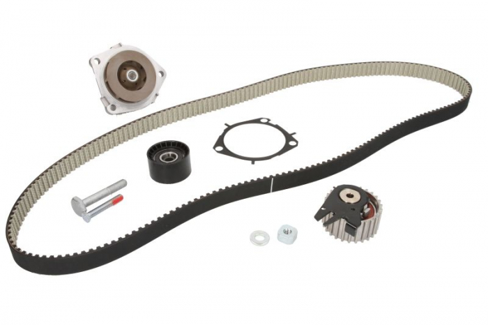 Set distributie (curea + intinzator + Pompa apa) potrivit ALFA ROMEO 147, 159, GT; FIAT CROMA, CROMA/KOMBI, DOBLO, DUCATO, FREEMONT, STILO; JEEP RENEGADE 1.9D/2.0D/2.4D 06.03- [2]