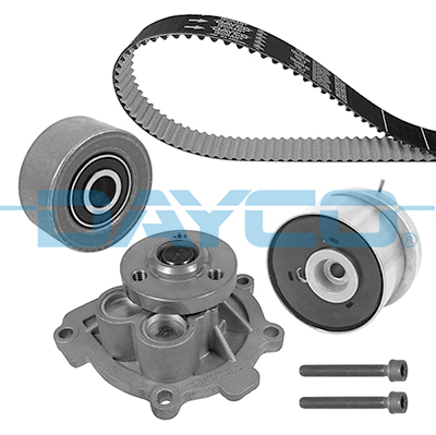 Set distributie potrivit ALFA ROMEO 159; CHEVROLET AVEO, AVEO / KALOS, CRUZE, ORLANDO, TRAX; FIAT CROMA; OPEL ASTRA G, ASTRA G CLASSIC 1.4-1.8LPG dupa 2000 (curea + intinzator + pompa apa) [2]