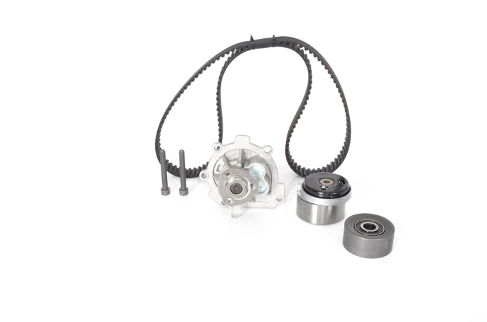 Set distributie potrivit ALFA ROMEO 159; CHEVROLET AVEO, AVEO / KALOS, CRUZE, ORLANDO, TRAX; FIAT CROMA, STILO 1.4-1.8LPG dupa 2005 (curea + intinzator + pompa apa) [2]