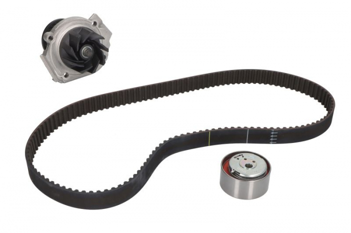 Set distributie potrivit ALFA ROMEO MITO; FIAT 500, 500 C, 500L, DOBLO, DOBLO/MINIVAN, FIORINO, FIORINO/MINIVAN, GRANDE PUNTO, IDEA 1.2-1.4LPG dupa 1993 (curea + intinzator + Pompa apa) [2]