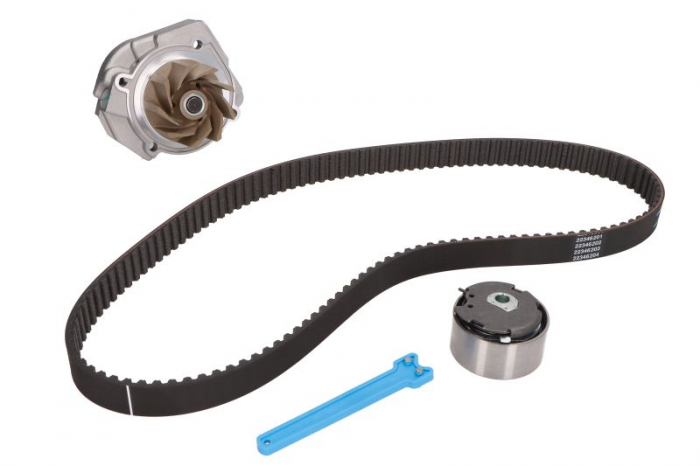 Set distributie (curea + intinzator + Pompa apa) potrivit ALFA ROMEO MITO; FIAT 500, 500 C, 500L, DOBLO, DOBLO/MINIVAN, FIORINO, FIORINO/MINIVAN, GRANDE PUNTO, IDEA 1.2-1.4LPG 09.93- [2]