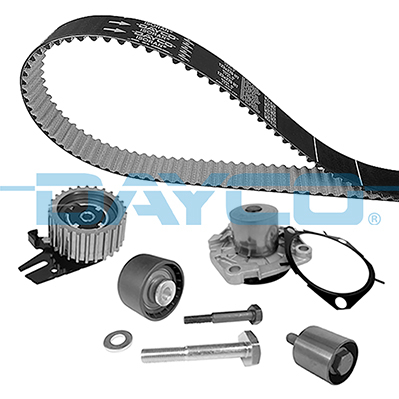 Set distributie potrivit ALFA ROMEO TONALE; FIAT 500X, DOBLO, DOBLO CARGO, TIPO; JEEP COMPASS 1.6D dupa 2015 (curea + intinzator + pompa apa) [2]