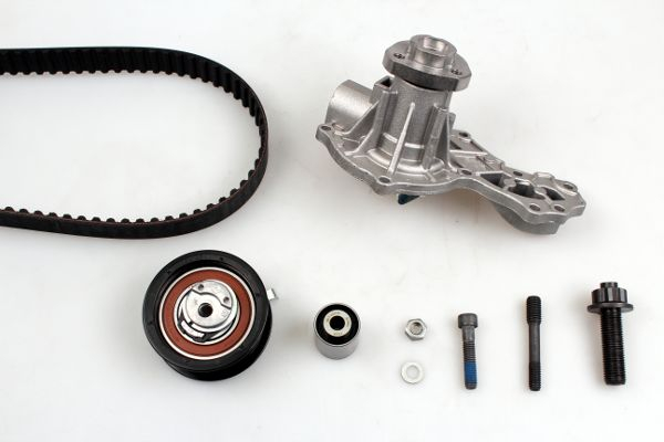 Set distributie (curea + intinzator + Pompa apa) potrivit AUDI 80 B4, A6 C4, CABRIOLET B3; FORD GALAXY I; SEAT ALHAMBRA, CORDOBA, CORDOBA VARIO, IBIZA II, TOLEDO I 1.8/1.9D 08.91-01.04 [3]