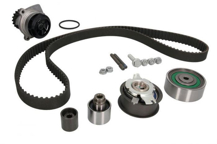 Set distributie potrivit AUDI A1, A3, A4 ALLROAD B8, A4 B8, A5, A6 C7, Q3, Q5, TT; SEAT ALHAMBRA, ALTEA, ALTEA XL, EXEO, EXEO ST, IBIZA IV 1.2-2.0D dupa 2004 (curea + intinzator + Pompa apa) [2]