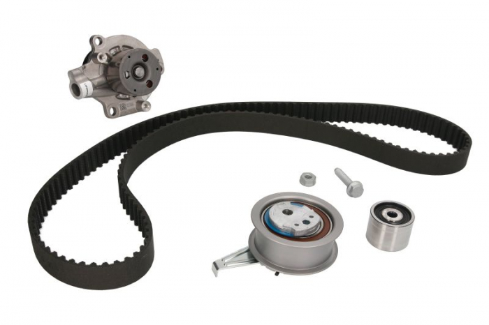 Set distributie (curea + intinzator + Pompa apa) potrivit AUDI A1; SEAT IBIZA IV, IBIZA IV SC, IBIZA IV ST, TOLEDO IV; SKODA FABIA III, RAPID; VW POLO, POLO V 1.4D 02.14-12.22