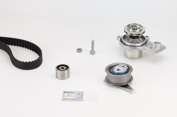 Set distributie potrivit AUDI A1; SEAT IBIZA IV, IBIZA IV SC, IBIZA IV ST, TOLEDO IV; SKODA FABIA III, RAPID; VW POLO V 1.4D 2014-2022 (curea + intinzator + pompa apa) [2]