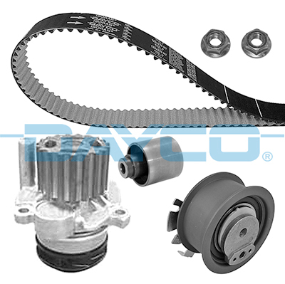 Set distributie potrivit AUDI A2, A3, A4 B6, A4 B7, A6 C5; FORD GALAXY I; SEAT ALHAMBRA, ALTEA, ALTEA XL, IBIZA III, LEON 1.2D/1.9D/2.0D 1995-2011 (curea + intinzator + Pompa apa) [2]