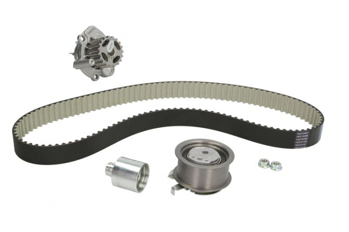 Set distributie (curea + intinzator + Pompa apa) potrivit AUDI A2, A3, A4 B6, A4 B7, A6 C5; FORD GALAXY I; SEAT ALHAMBRA, ALTEA, ALTEA XL, IBIZA III, LEON 1.2D 1.9D 2.0D 03.95-05.11
