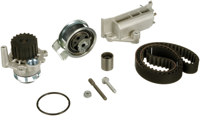 Set distributie potrivit AUDI A2, A3; FORD GALAXY I; SEAT ALHAMBRA, ALTEA, ALTEA XL, AROSA, CORDOBA, IBIZA III, IBIZA IV, IBIZA IV SC 1.2D-2.0D dupa 1999 (curea + intinzator + pompa apa) [2]