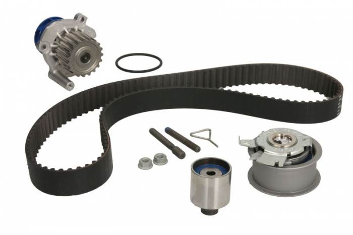 Set distributie (curea + intinzator + Pompa apa) potrivit AUDI A2; SEAT AROSA, IBIZA III; VW JETTA III, LUPO I, POLO, POLO IV 1.2D/1.4D/1.9D 01.99- [2]