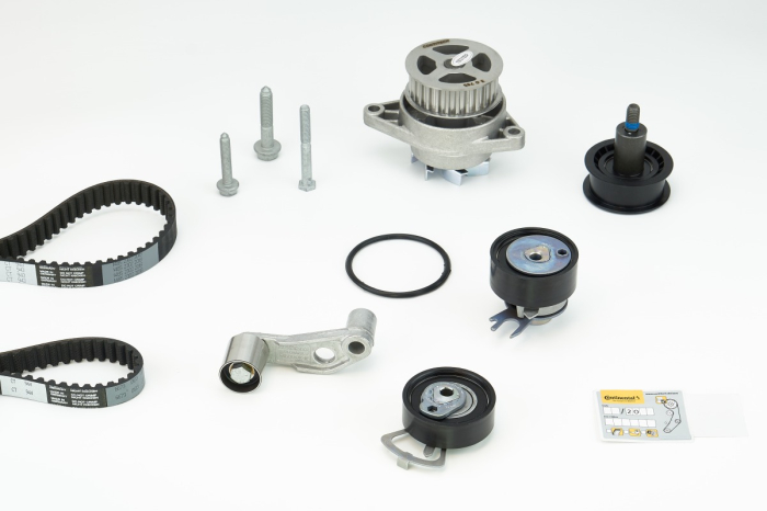 Set distributie potrivit AUDI A2; SEAT LEON, TOLEDO II; VW BORA, BORA I, GOLF IV, LUPO I, POLO, POLO III 1.6 1998-2006 (curea + intinzator + pompa apa) [2]