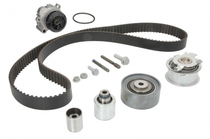 Set distributie potrivit AUDI A3, A4 ALLROAD B8, A4 B7, A4 B8, A5, A6 C6, Q5, TT; SEAT ALTEA, ALTEA XL, EXEO, EXEO ST, LEON, TOLEDO III 2.0D 2003-2018 (curea + intinzator + Pompa apa) [2]