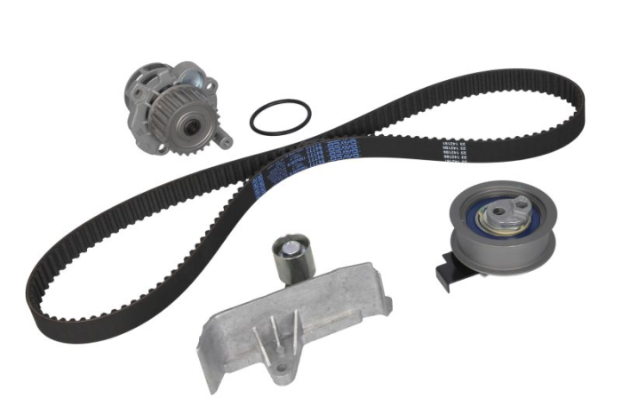 Set distributie potrivit AUDI A3, A4 B5, A4 B6, A4 B7, A6 C5 1.8 1995-2009 (curea + intinzator + pompa apa) [2]