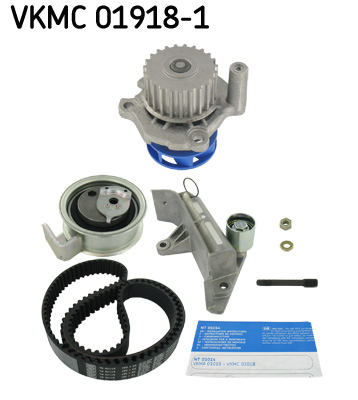 Set distributie potrivit AUDI A3, A4 B5, A4 B6, A4 B7, A6 C5; SEAT EXEO, EXEO ST; SKODA SUPERB I; VW PASSAT B5.5 1.8 1995-2010 (curea + intinzator + pompa apa) [2]