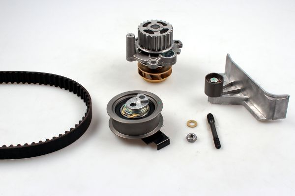 Set distributie potrivit AUDI A3, A4 B5, A4 B6, A4 B7, A6 C5; SEAT EXEO, EXEO ST; SKODA SUPERB I; VW PASSAT B5.5 1.8 1995-2010 (curea + intinzator + pompa apa) [2]