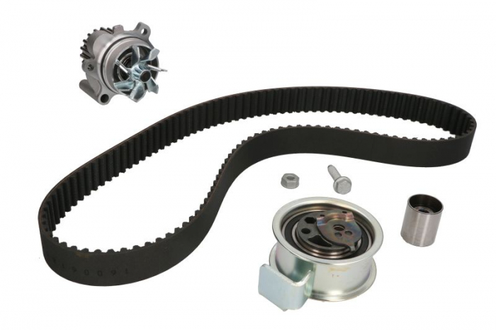 Set distributie (curea + intinzator + Pompa apa) potrivit AUDI A3, A4 B5, A4 B6, A6 C5; FORD GALAXY I, GALAXY MK I; SEAT ALHAMBRA, LEON, TOLEDO II; SKODA OCTAVIA I 1.9D 03.95-09.10 [2]