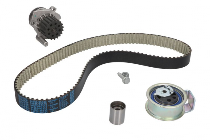 Set distributie (curea + intinzator + Pompa apa) potrivit AUDI A3, A4 B5, A4 B6, A6 C5; FORD GALAXY I; SEAT ALHAMBRA, LEON, TOLEDO II; SKODA OCTAVIA I, SUPERB I; VW BORA 1.9D 03.95-09.10
