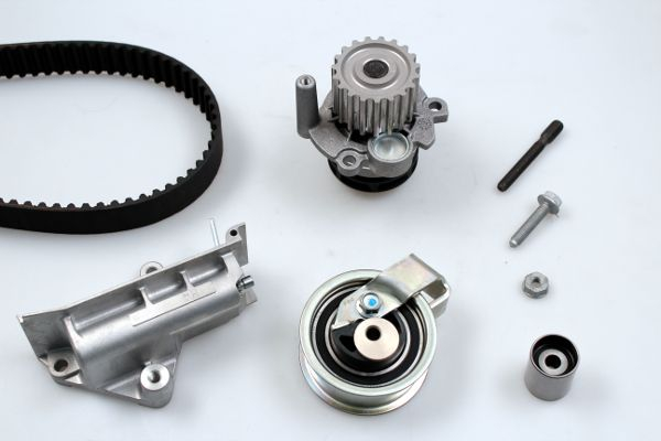 Set distributie (curea + intinzator + Pompa apa) potrivit AUDI A3, A4 B5, A4 B6, A6 C5; FORD GALAXY I; SKODA OCTAVIA I, SUPERB I; VW BORA, BORA I, GOLF IV, NEW BEETLE 1.9D 03.95-09.10