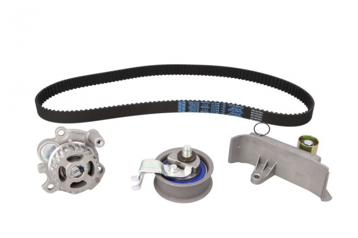 Set distributie (curea + intinzator + Pompa apa) potrivit AUDI A3, A4 B5, A6 C5, TT; SEAT ALHAMBRA, CORDOBA, IBIZA II, LEON, TOLEDO II; SKODA OCTAVIA I; VW BORA, BORA I 1.8 01.95-12.10 [2]