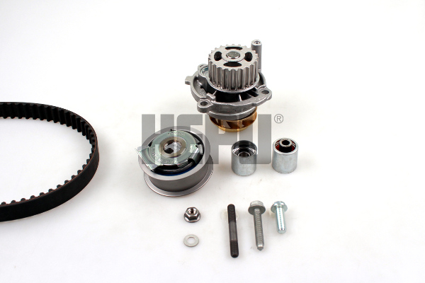 Set distributie potrivit AUDI A3, A4 B6, A4 B7; SEAT ALTEA, ALTEA XL, LEON, TOLEDO III; SKODA OCTAVIA II; VW EOS, GOLF PLUS V, GOLF V 2.0 2002-2017 (curea + intinzator + pompa apa) [2]