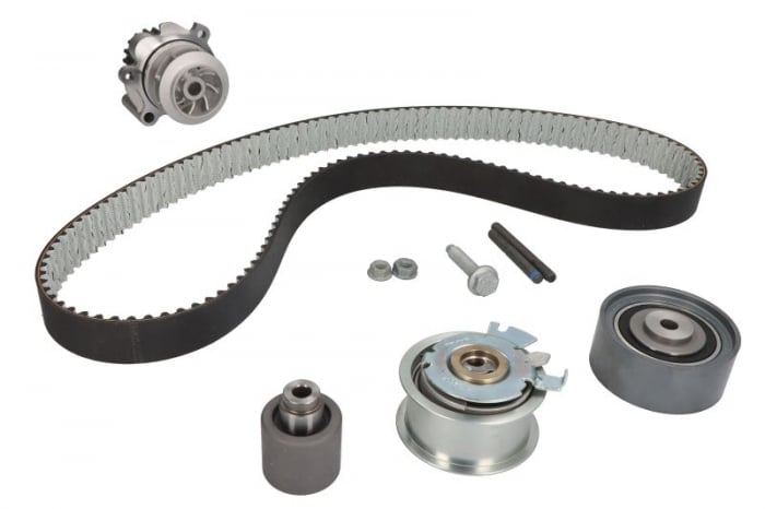 Set distributie (curea + intinzator + Pompa apa) potrivit AUDI A3, A4 B7, A6 C6; DODGE AVENGER, CALIBER, JOURNEY; JEEP PATRIOT; MITSUBISHI GRANDIS, LANCER VIII 1.9D/2.0D 02.03- [2]