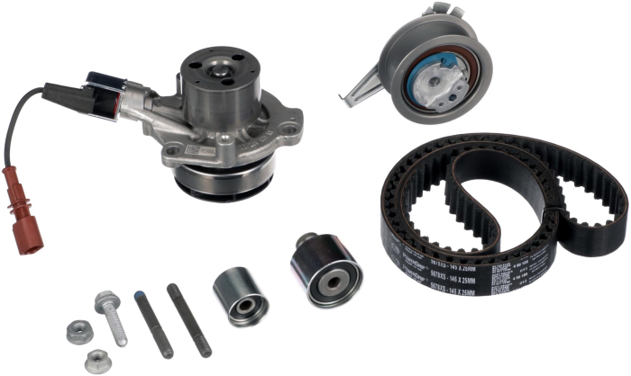 Set distributie potrivit AUDI A3, Q2; SEAT ARONA, LEON, LEON SC, LEON ST; SKODA KAMIQ, KAROQ, KODIAQ I, OCTAVIA III, SCALA; VW ARTEON 1.6D/2.0D dupa 2012 (curea + intinzator + pompa apa) [2]