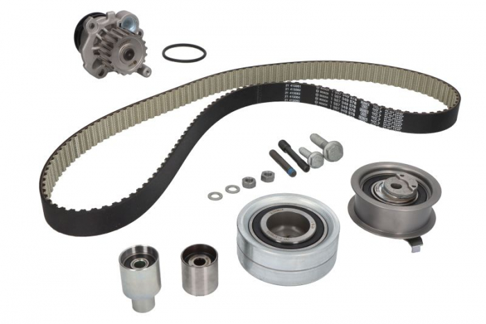 Set distributie (curea + intinzator + Pompa apa) potrivit AUDI A3; SEAT CORDOBA, CORDOBA VARIO, CORDOBA VARIO KOMBI, IBIZA II, IBIZA III, INCA, LEON, TOLEDO II 1.9D 11.95-03.10