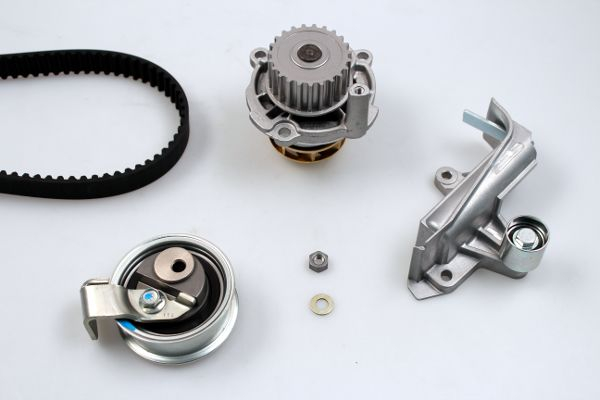 Set distributie potrivit AUDI A4 B6, A4 B7, A6 C5; VW PASSAT B5.5 2.0 2000-2008 (curea + intinzator + pompa apa) [2]