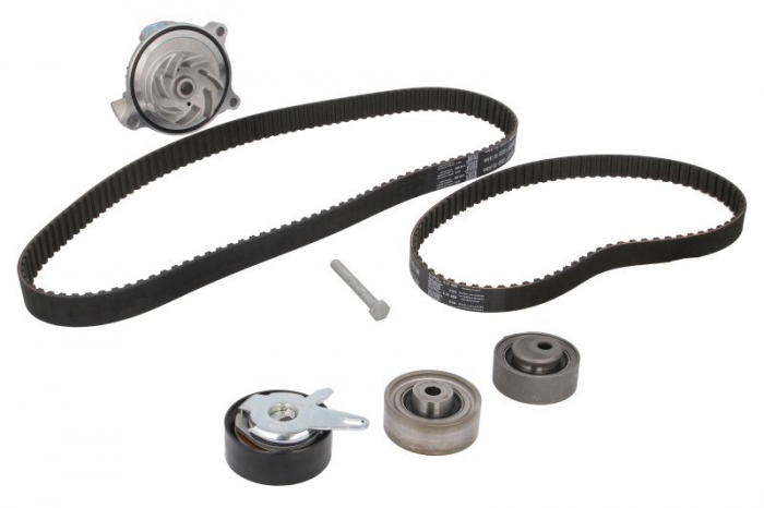 Set distributie (curea + intinzator + Pompa apa) potrivit AUDI A6 C4 2.5D 06.94-12.97 [2]