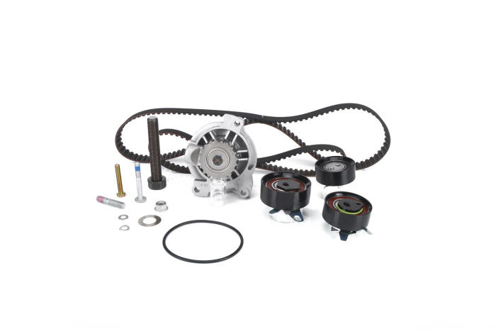 Set distributie potrivit AUDI A6 C4; VW CALIFORNIA T4 CAMPER, LT 28-35 II, LT 28-46 II, TRANSPORTER T4 2.4D/2.5D 1990-2006 (curea + intinzator + pompa apa) [2]