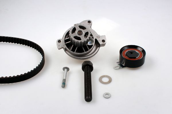 Set distributie potrivit AUDI A6 C4; VW CALIFORNIA T4 CAMPER, LT 28-35 II, LT 28-46 II, TRANSPORTER T4 2.4D/2.5D 1990-2006 (curea + intinzator + pompa apa) [2]