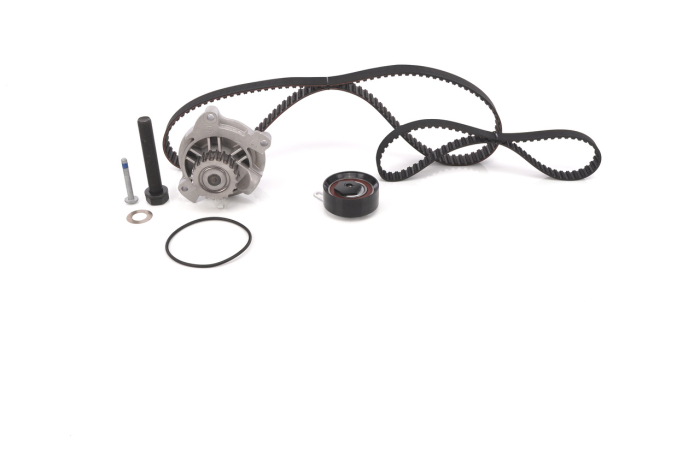 Set distributie potrivit AUDI A6 C4; VW CALIFORNIA T4 CAMPER, LT 28-46 II, TRANSPORTER T4 2.4D/2.5D 1990-2006 (curea + intinzator + pompa apa) [2]