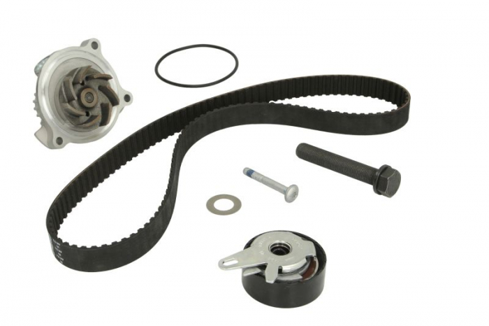 Set distributie (curea + intinzator + Pompa apa) potrivit AUDI A6 C4; VW LT 28-35 II, LT 28-46 II, TRANSPORTER T4 2.4D/2.5D 07.90-07.06 [2]
