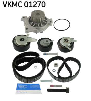 Set distributie potrivit AUDI A6 C4; VW LT 28-35 II, LT 28-46 II, TRANSPORTER T4 2.4D/2.5D 1990-2006 (curea + intinzator + pompa apa) [2]