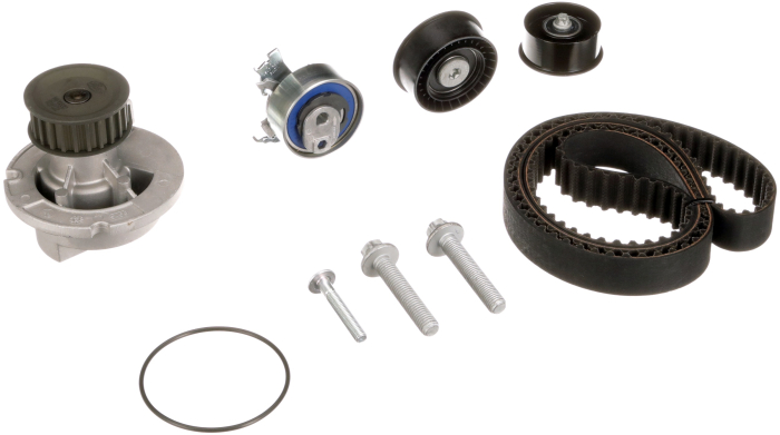 Set distributie potrivit CHEVROLET ASTRA, VIVA; OPEL ASTRA G, ASTRA H, ASTRA H GTC, CORSA C, MERIVA A, SIGNUM, TIGRA, VECTRA B 1.6/1.8 1995-2015 (curea + intinzator + pompa apa) [2]