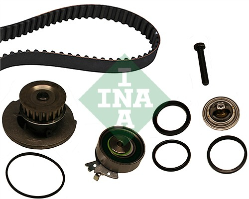 Set distributie potrivit CHEVROLET CORSA; DAEWOO 1.5I, CIELO, CIELO LOAD RUNNER, NEXIA; OPEL ASTRA F, ASTRA F CLASSIC, ASTRA F/KOMBI 1.2-2.0 1986-2005 (curea + intinzator + pompa apa) [2]
