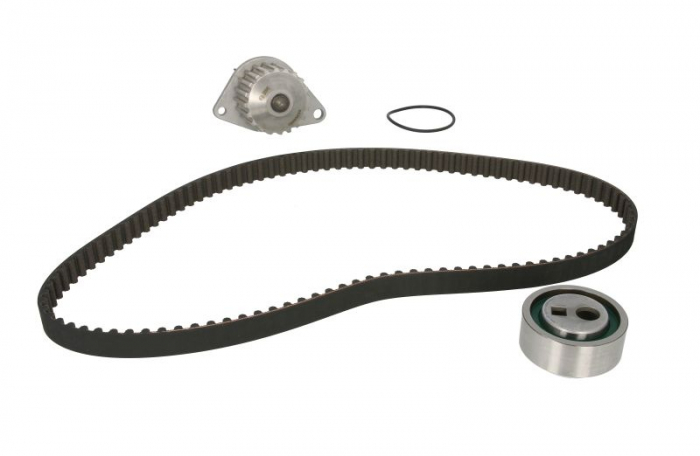 Set distributie (curea + intinzator + Pompa apa) potrivit CITROEN AX, BERLINGO, BERLINGO MINIVAN, BX, C15, C15 MINIVAN, SAXO, XSARA, XSARA HATCHBACK, XSARA KOMBI, ZX 1.3 1.4 1.4LPG 04.83-