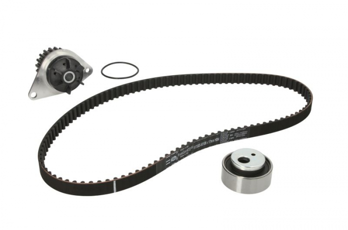 Set distributie (curea + intinzator + Pompa apa) potrivit CITROEN AX, BERLINGO, BERLINGO MINIVAN, SAXO, XSARA, XSARA PICASSO, XSARA HATCHBACK, XSARA KOMBI, ZX 1.3-1.6 12.86-12.15